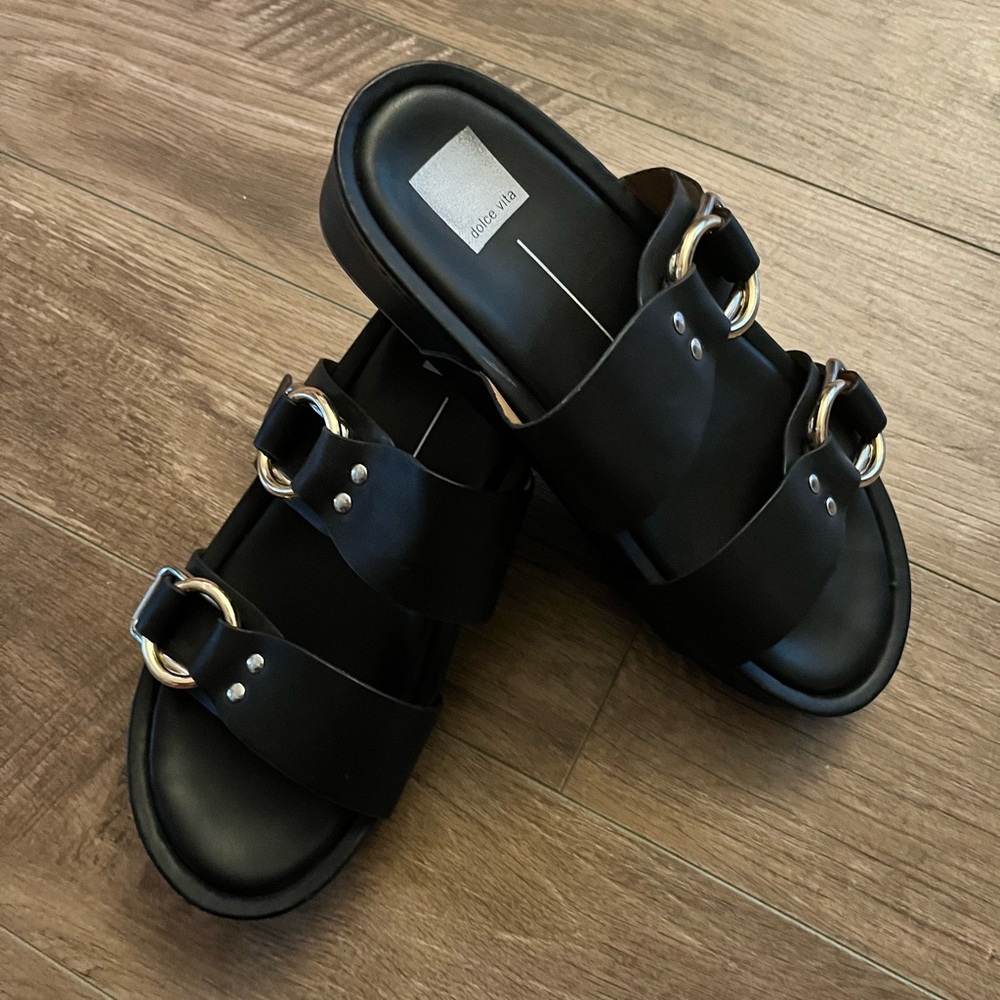 Dolce Vita Black Women's platform Sandals Cici